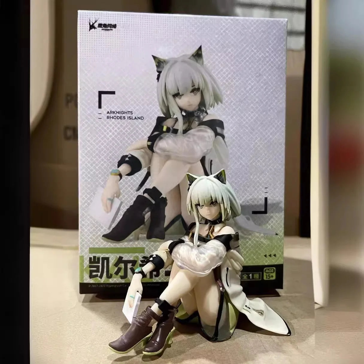 FuRyu Game Arknights Action Figures Kal'tsit Girl Pvc Action Figure Model Collection Toy 10cm