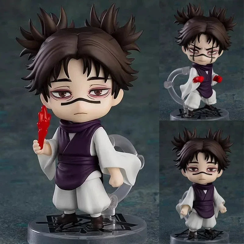 Gojo Jujutsu Kaisen Anime Figure #2205 Satoru Gojo Action Figure Q Version 10cm Model PVC Collectible Doll Birthday Gifts