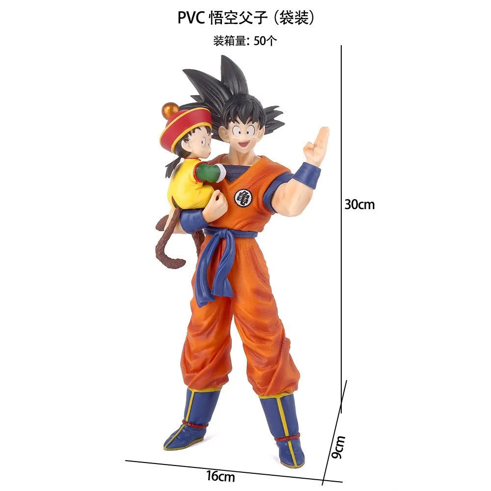 Seven Dragon Ball Goku action figure model Super Saiyan Gokibebiget battle-damaged comic anime figurine peripheral accessory