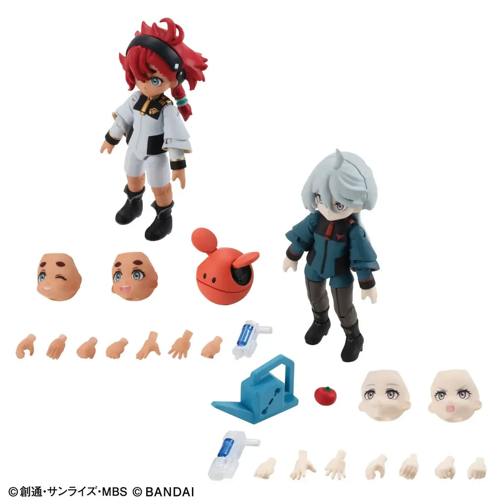 In stock BANDAI AQUA SHOOTERS! Mobile Suit Gundam THE WITCH FROM MERCURY Suletta Mercury MIORINE REMBRAN Action Figure Model Toy