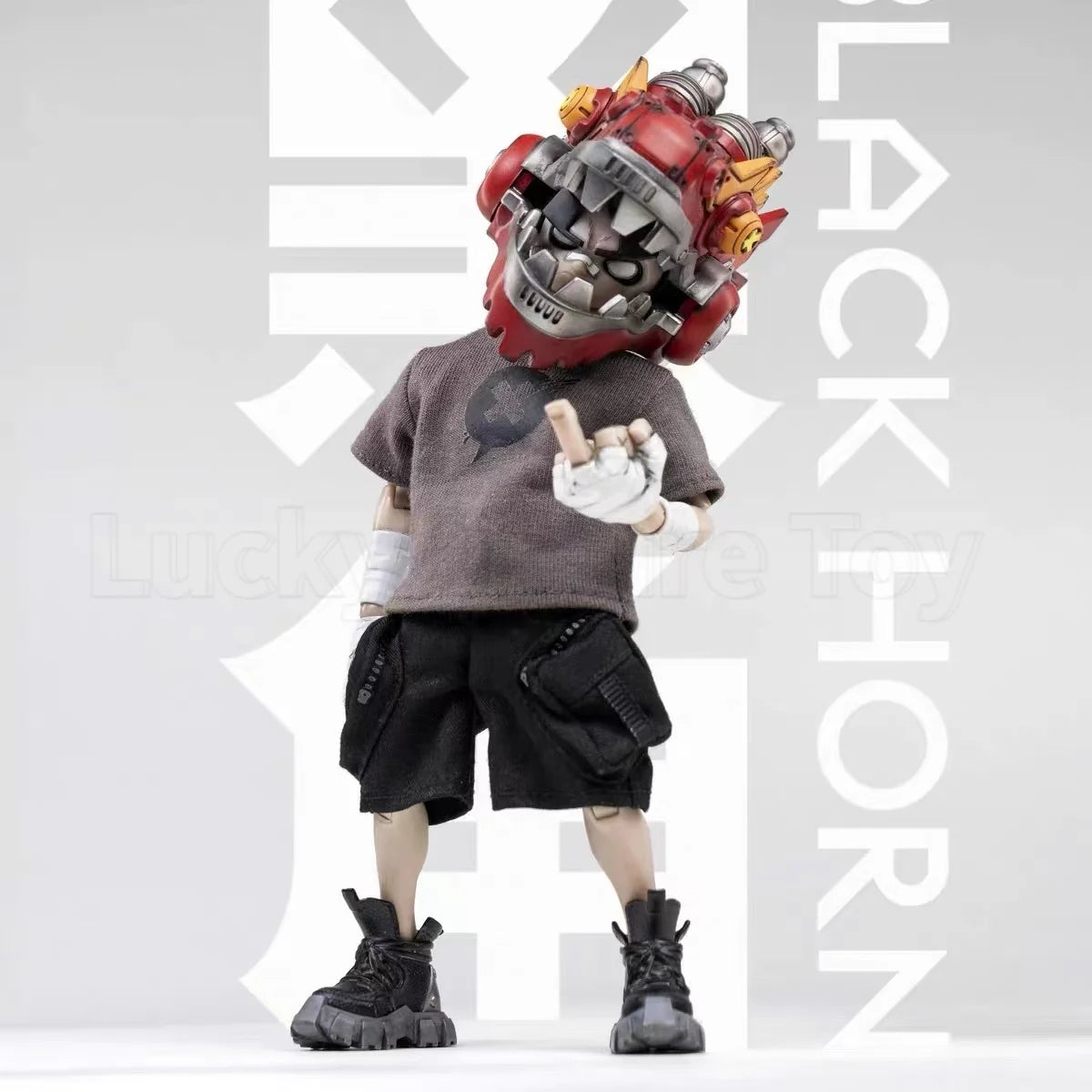 【Original】D_ONE STUDIO Dragon Year Limit BLACK HORN 1/12 Scale Trendy Action Figures Collectibles Models