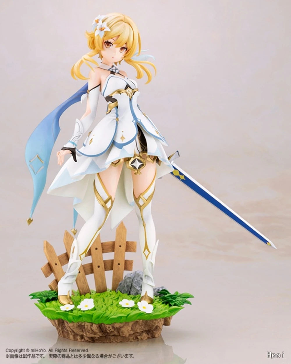 26CM Anime Game Genshin Impact Traveler Lumine Figure Cute Standing Posture Model Toys Gifts Collection Decoration Ornaments PVC