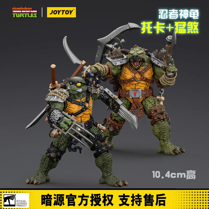 JOYTOY Ninja Turtles Soldier 18 Scale Action Figure Collectible Toy for Fans Shell Shocked Series in Stock
