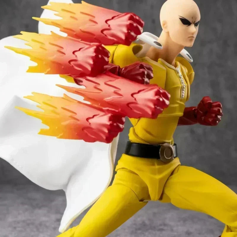HOT IN stock  Ko Genos One Punch Man Action Figure Revoltech Yamaguchi Movable Joint Model Anime Statue Collection Toy Gift