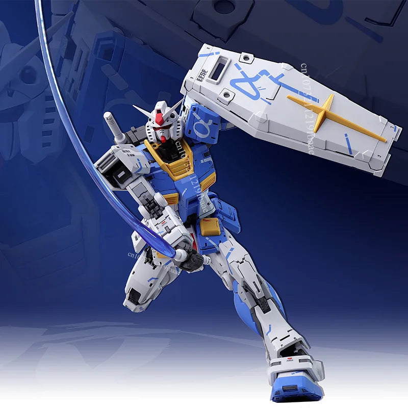 In Stock FAT CAT Model RX-78-2 2.0 RG 1/100 Assembly Model Kit Kuryu Kenichi Color Toy Asano Blue Action Figure Plastic Gifts