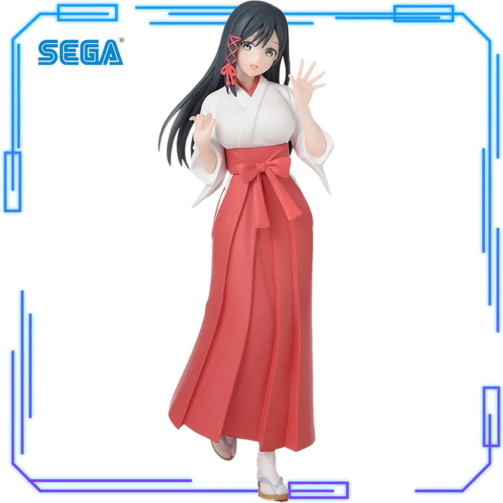 In Stock SEGA Original Genuine Desktop×Decorate Collections Amagami-san Chi No Enmusubi Amagami Yae 16cm Anime Model Toy Figures