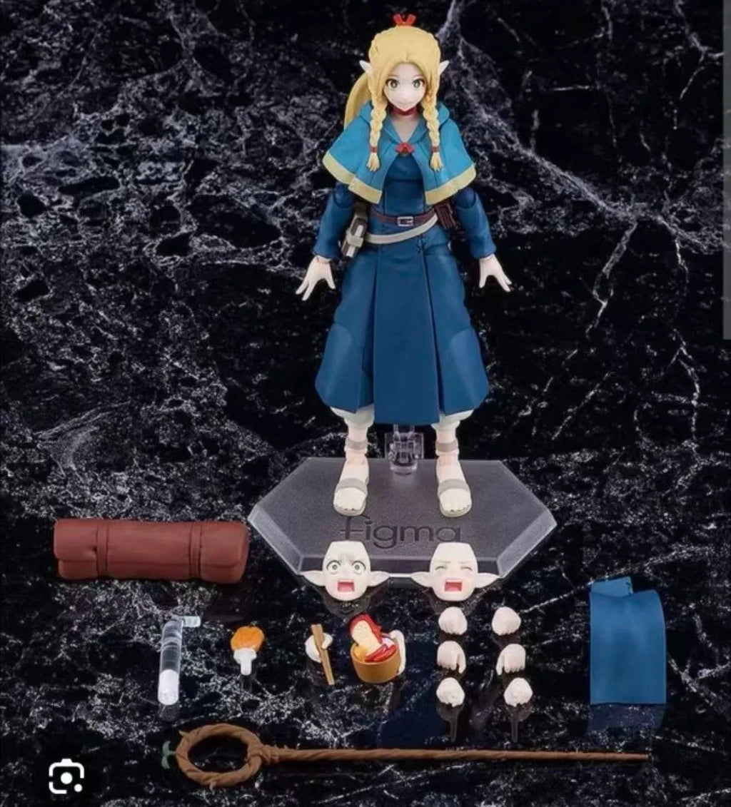 Max Factory Marsilla Figma #657 Senshi Action Figures Laius Raiosu Doll Toy Delicious in Dungeon Anime Model Collection Display