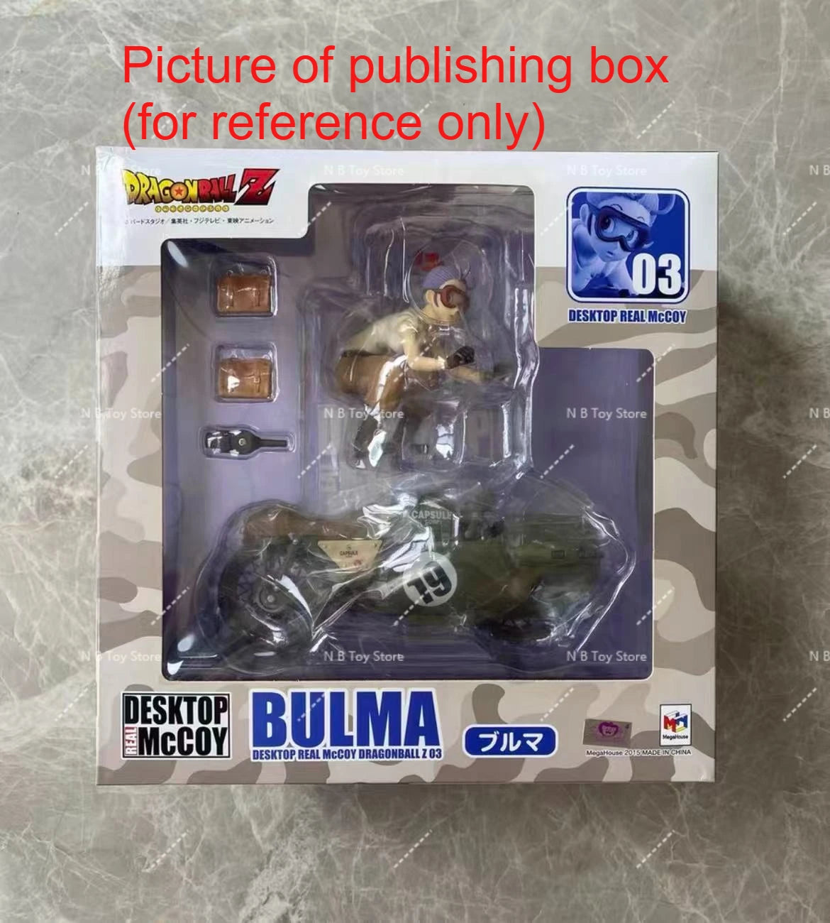 [Pre-sale] Megahouse Dragon Ball Desktop Bulma Motorcycle Figure DESKTOP Reprint