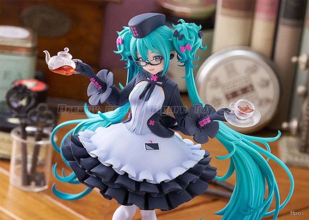 【In Stock】Original GSC PUP Piapro Characters Hatsune Miku Glasses Cafe Ver Figure Toy Model Collection