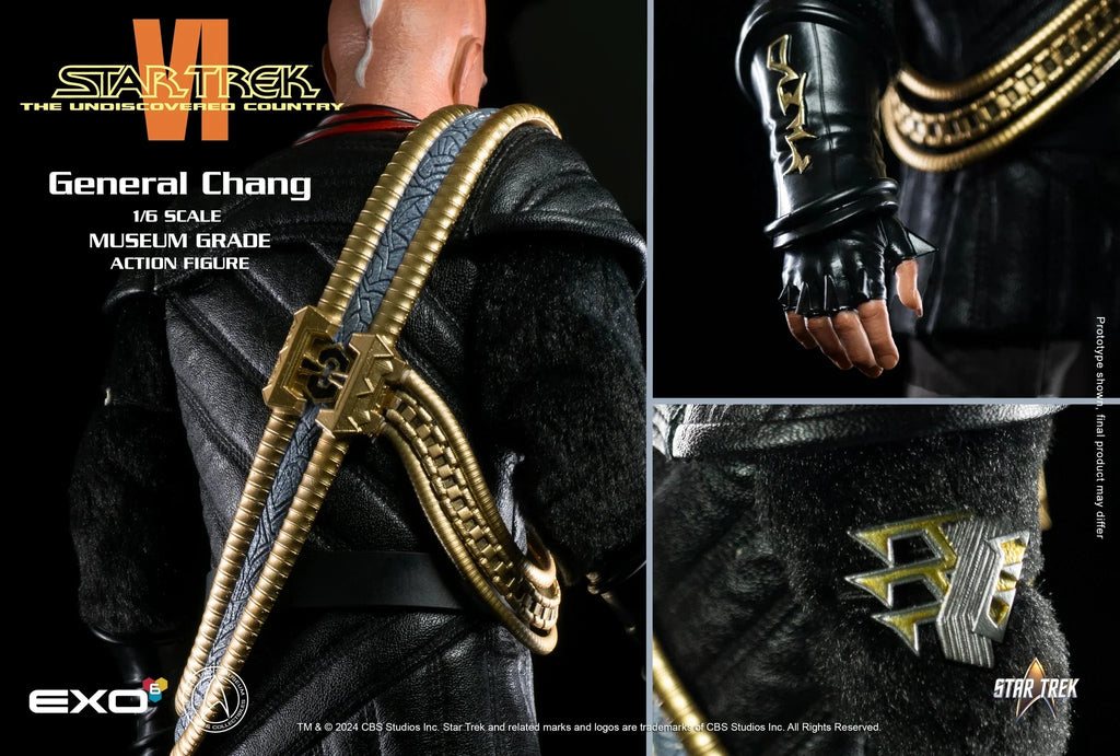 In Stock EXO-6 Star Trek 1/6 Scale Colelctible Male Soldier General Chang Full Set 12inch Action FIgure Model Toys