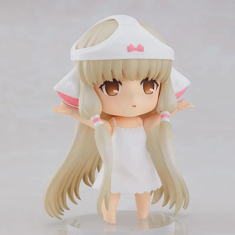 Anime Chobits Chi 2053 Q Version Movable Interchangeable Face Boxed Action Figure Desktop Ornament For Anime