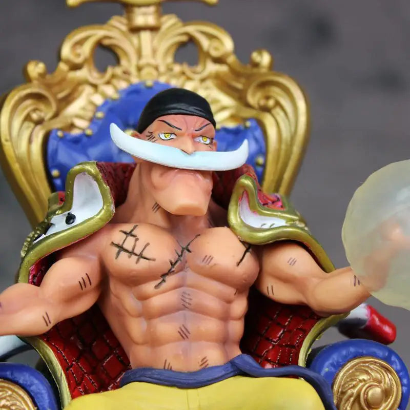 Anime One Piece Whitebeard Piraten Edward Newgate Battle Ver. GK PVC Actionfigur Spielstatue Sammlerstück Modell Spielzeug Puppe Geschenk