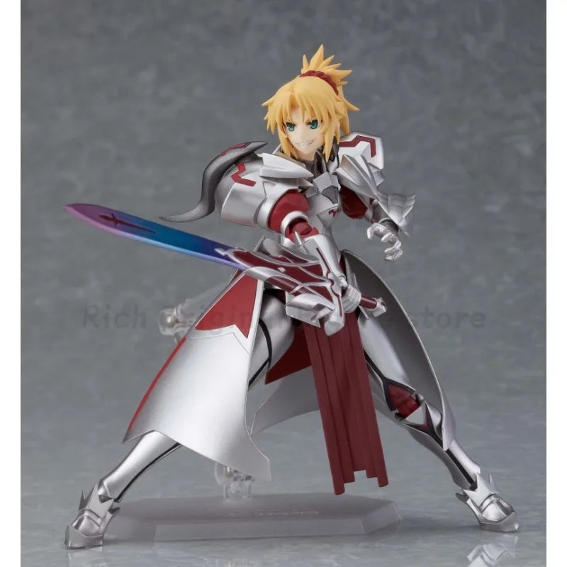 【Auf Lager】Original Max Factory Fate/Apocrypha Figma #414 Mordred, Schwertkämpfer des Roten Platzes (Saber), Anime-Actionfigur im Maßstab 1:12