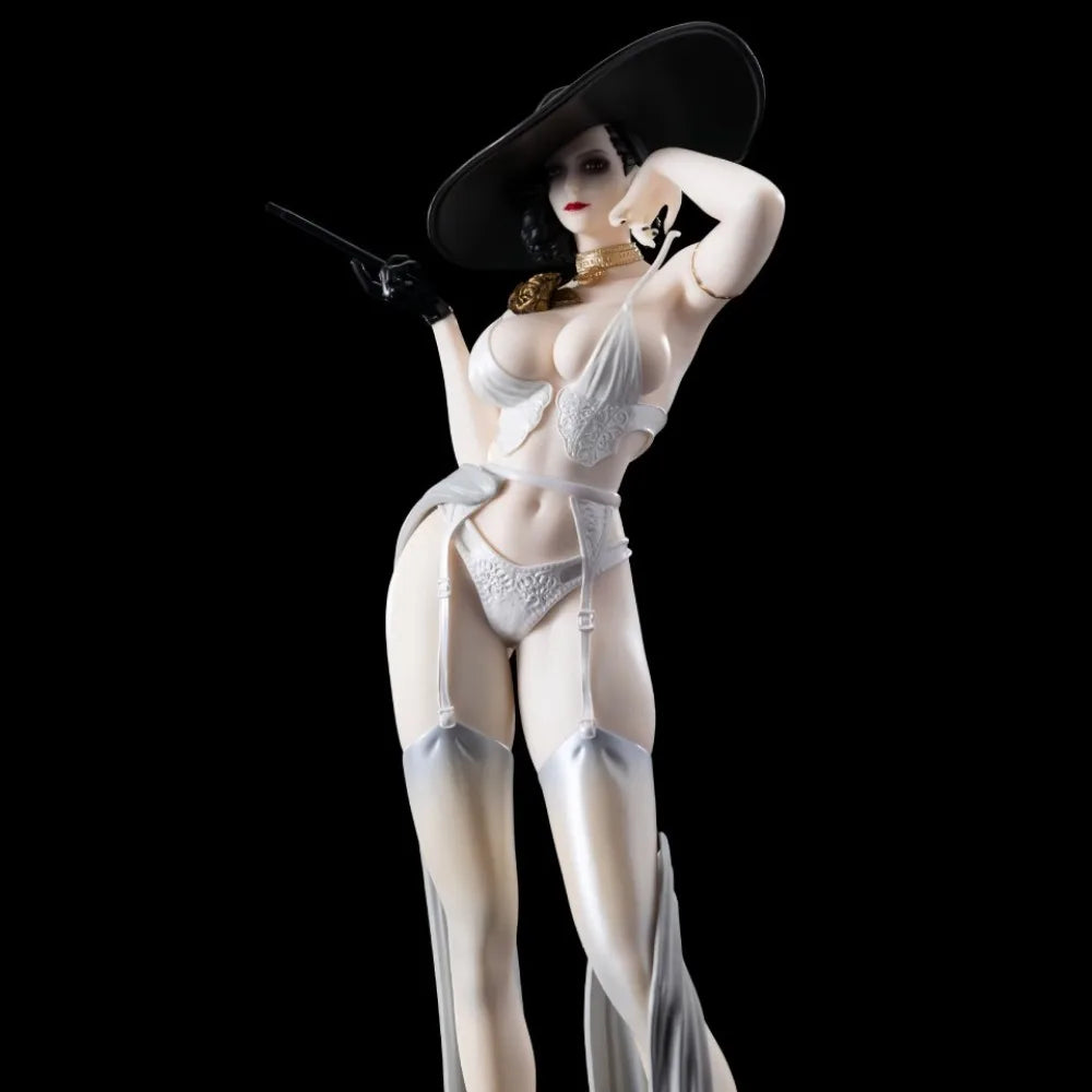 Resident Evil Lady Dimitrescu Anime Action Figures 30cm PVC Static Collectible Statue Display Model Room Decoration Toys Gift