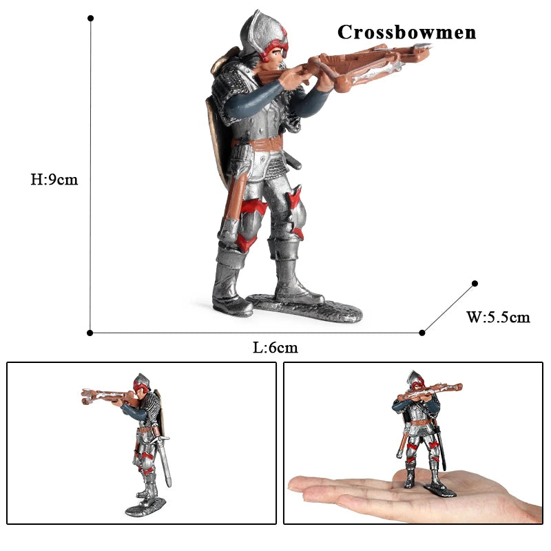 Oenux Gryphon Riders Griffon Knight Crossbowmen Berserkers Action Figures Soldiers Model PVC Collection Miniature Game Kids Toy