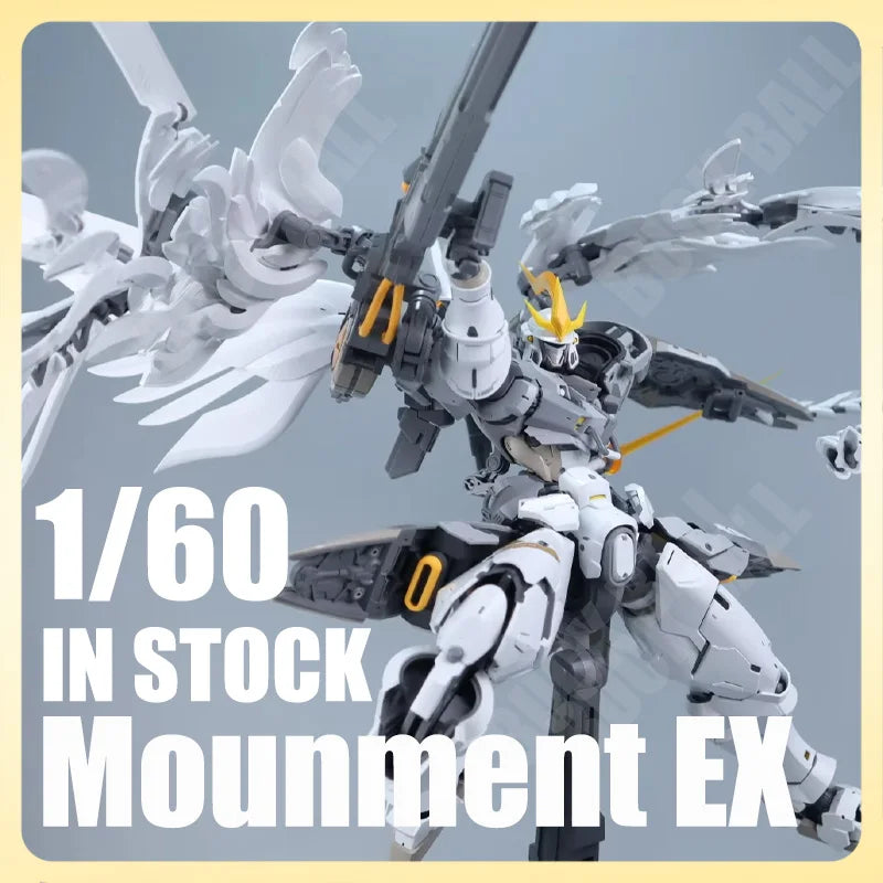 IN STOCK Mounment EX Assembly Model Kit Strange Stutio PG 1/60 Tallgeese Oz-00ms Mech Robot Action Figures Statue Model Toy