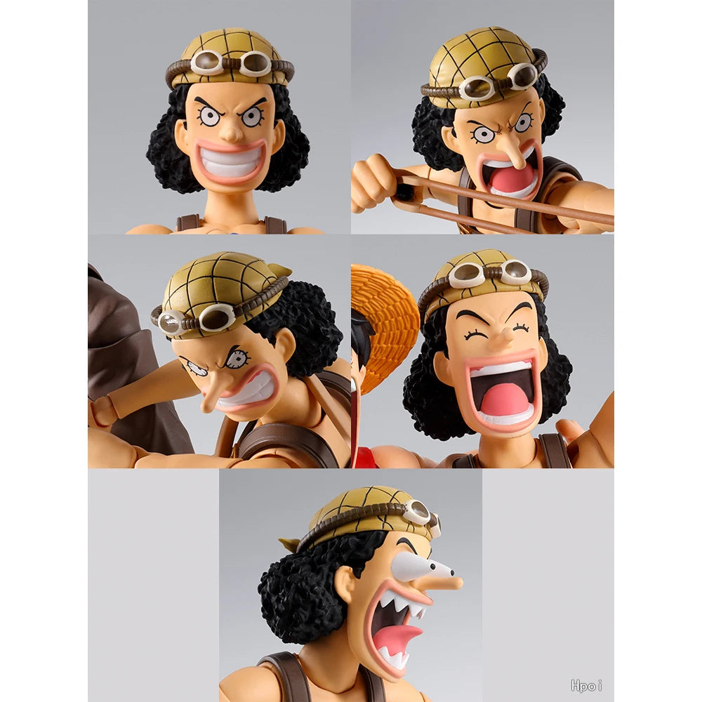 100% Authentic In Stock Genuine Bandai S.H.Figuarts Usopp ONE PIECE Anime Action Figure Collection Model Toy