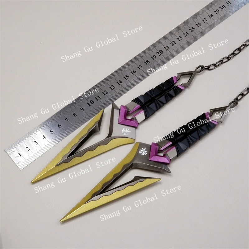 Valorant Kuronami No Yaiba Paarungsmodell Ganzmetallmesser Spielzeug Schwerter Spielperipheriegeräte Bali Song Karambit Outdoor Ornamente Geschenke