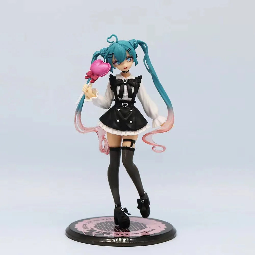 Hatsune Miku Action Figures series Kawaii Swimsuit Vocaloid PVC Collectible Model Toys Girl Gift