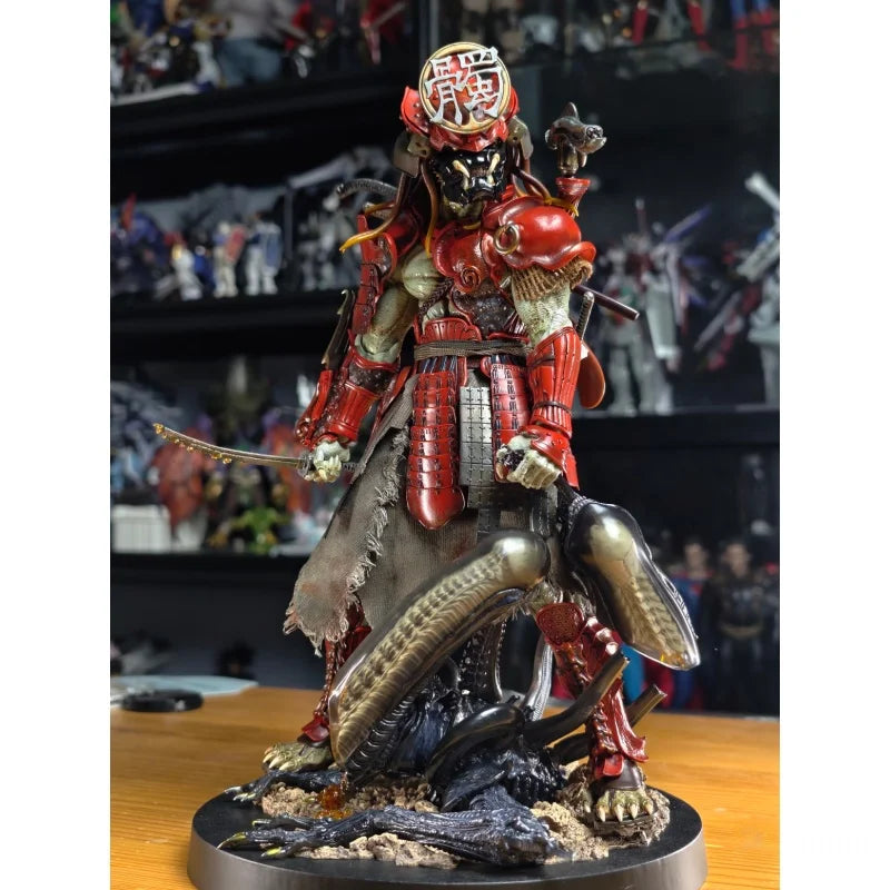 In Stock Original Hottoys Ht 1/6 Ac06 Alien Vs Predator Samurai Predator Action Figures Collectable Model Surprise Toys Gifts
