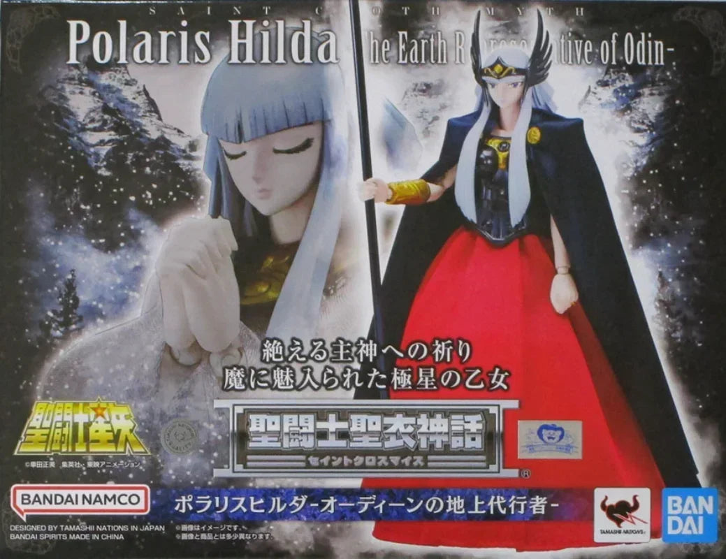 Bandai Original Saint Cloth Myth Anime Figure Polaris Hilda Action Figure Toys for Kids Gift Collectible Model Ornaments