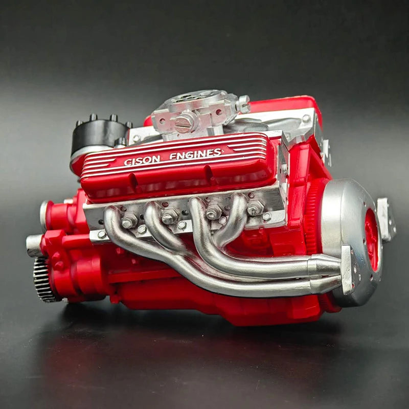 New V8 Engine Model Ornament, Metal Micro Engine Model Educational Display Kit, Suitable Gift For Car Enthusiasts For Collection