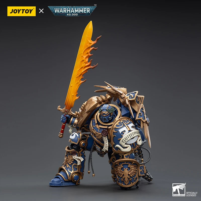 Joytoy Dark Source Warhammer 40k Ultramarines Primarch Roboute Guilliman 1:18 Mobile Soldier Figure Desktop Ornaments Statue
