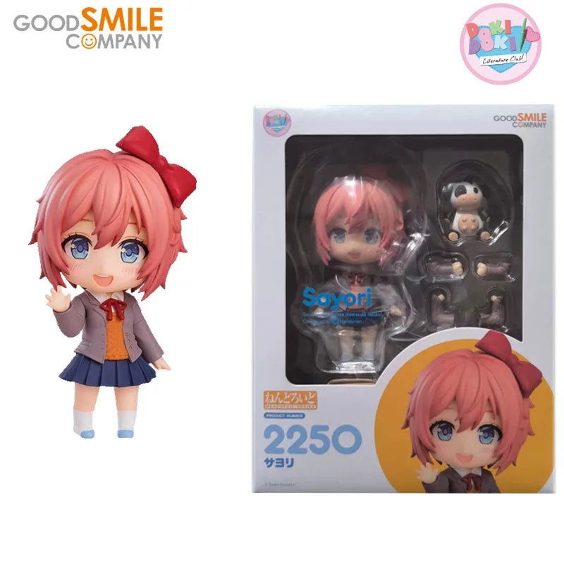 Good Smile Genuine Nendoroid Doki Doki Literature Club! Anime Figure POP UP PARADE Yuri Sayori Natsuki Monika Action Figure Toys