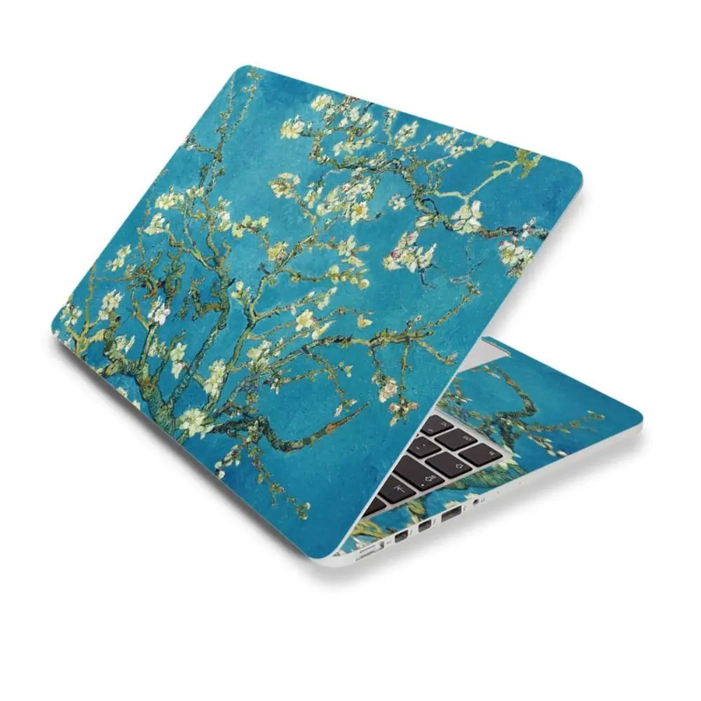 15 inch DIY Laptop Stickers Skins A+C Side Waterproof Laptop Decor Vent Holes PVC for Macbook /HP / Dell / Lenovo / Acer / ASUS