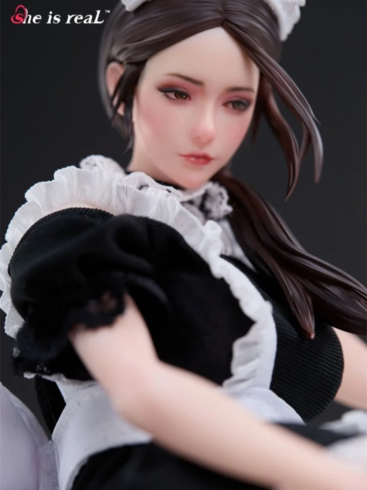 Original In Stock Bearpanda * She Is Real  1/6 Anime Figure Modle Hyper-Realistic Maid Figurine