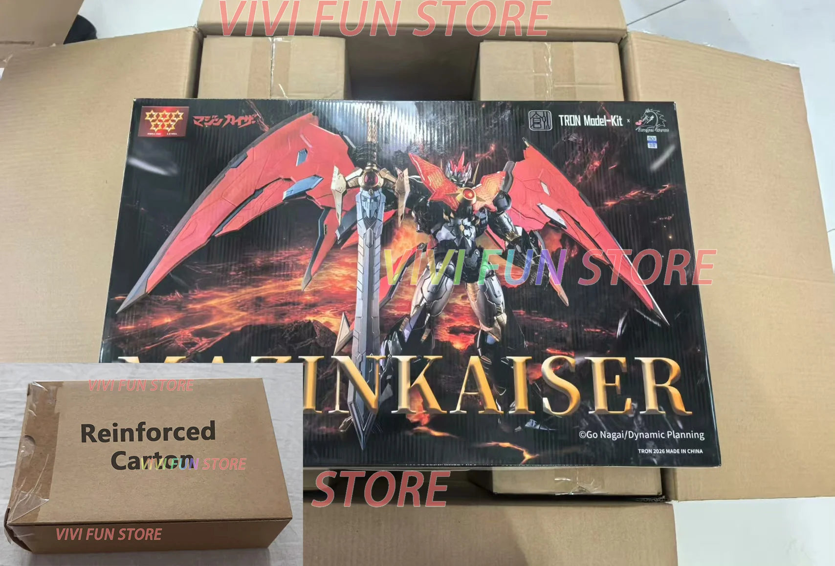 In Stock TRON Model-kit MAZINKAISER  Assemble Movability Model Toys With Alloy skeleton