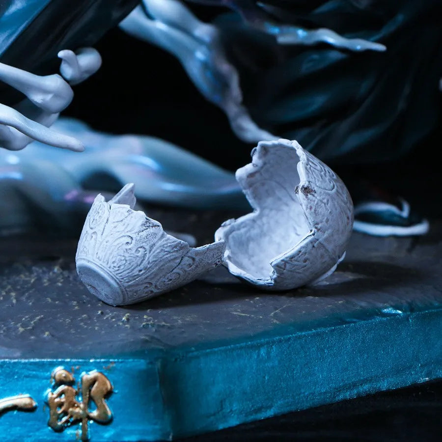 19 см аниме герой от серията Demon Slayer, статуетка на Токито Муичиро, модел, ръчно изработена детска играчка, подарък, аниме фигурка