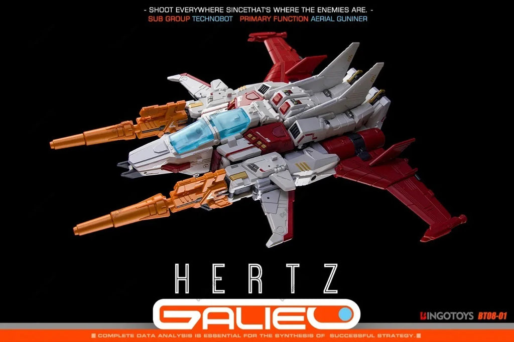 [In Stock] Hot-Selling Toy BINGOTOY BT08-01 Computron Strafe Action Figure Boys' Birthday Gift Collection