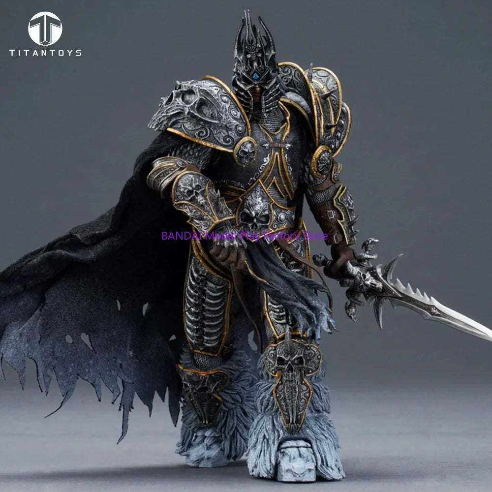 【Auf Lager】TITAN TOYS 1/12 Arthas Prinz Toter König Frostritter Actionfigur Anime Modell Bewegliche Puppe Sammlerstück Geschenk