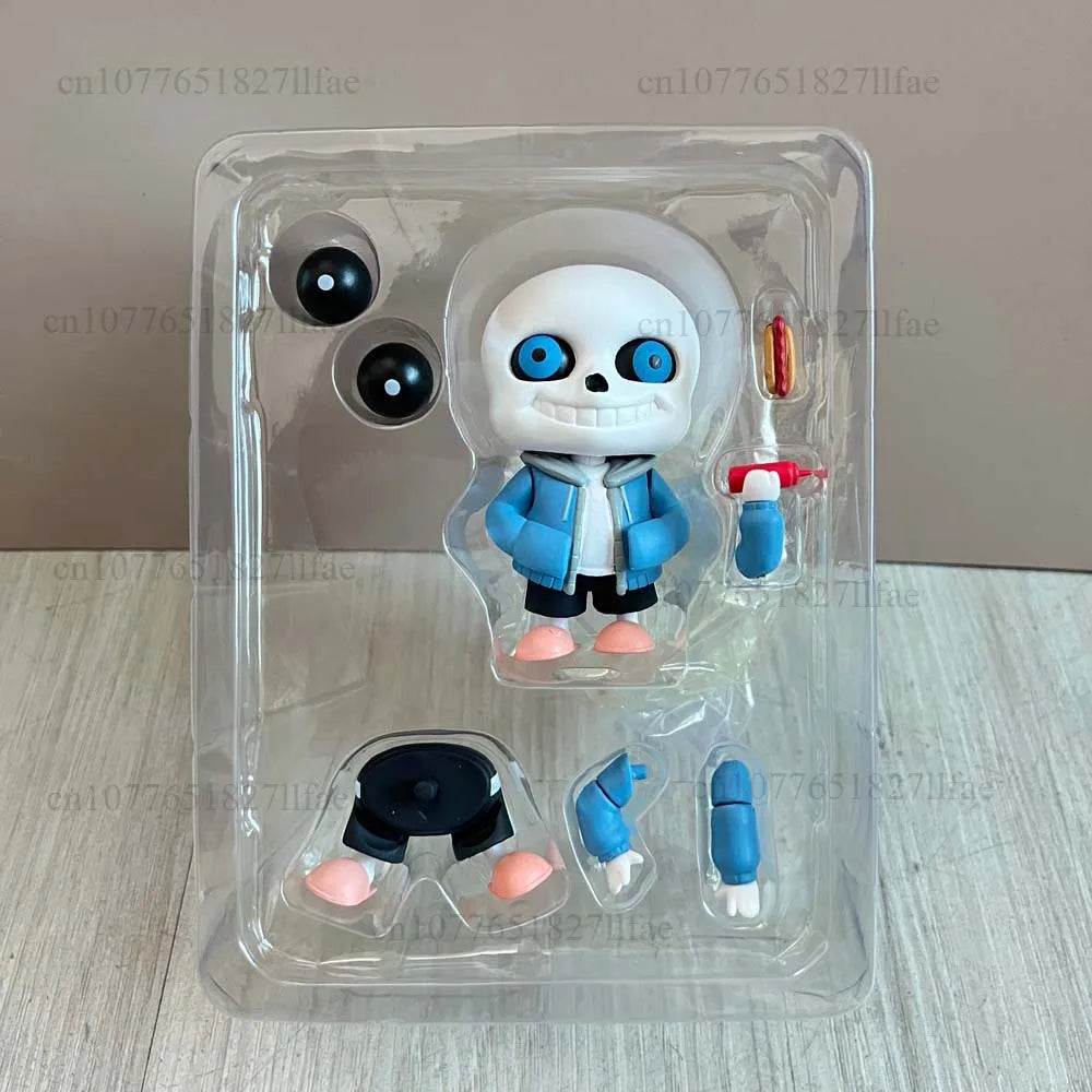 Undertale 1826 Sans Action Figure Model Toys Collectible Joint Movable Doll Bookshelf Decoration Present For Friends Cute Doll