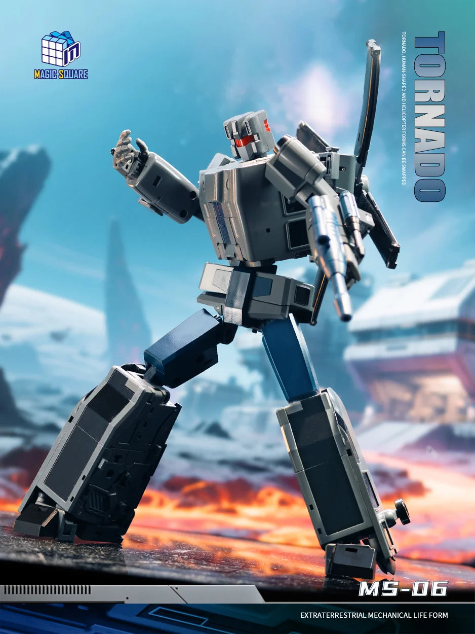 [In stock] Magic Square MS-TOYS MS-06 MS06 Tornado Vortex Helicopters MP Scale Transformation Robot Action Figure Toy