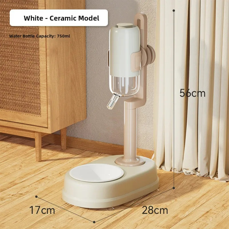 Auatic Hanging Dog Waterer No Wet Mouth Pet Drinking Fountain Cage Feeding Bowl Watering Pot Hipidog Pet Supplies