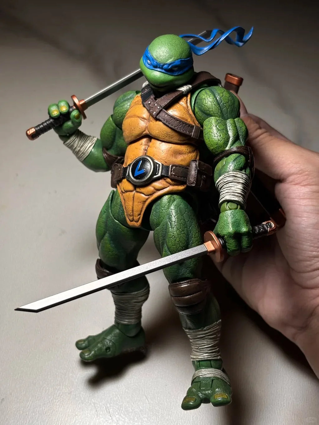 New Genuine Authorization Of Spirit Machine Soul 1/12 Ninja Turtles Raphael Leonardo Movable Figures In Stock