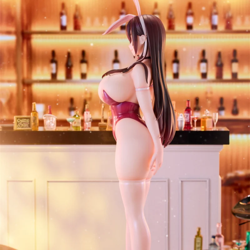 New In Stock Original Figmon Animation Doll Figure Bunny Girl Anna 1/4 Proportion Figurine Model Toys Gifts Ornaments Collection
