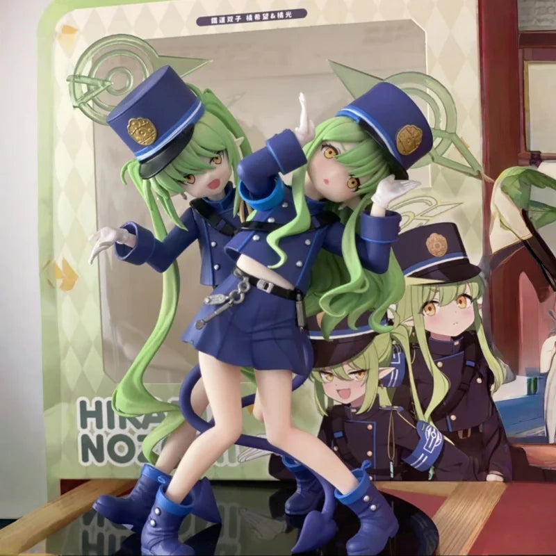 Blue Archive Railway Institute Twins High Aesthetic Orange Hope & Orange Beauty Girl Figure Collectible Anime Surroundings