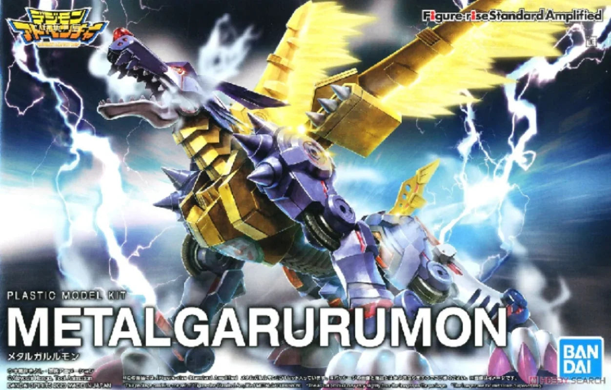 Spot Direct Delivery Bandai Original Digimon Adventure Anime Collectible Model FRS Greymon Garurumon Action Figure Toys For Kids