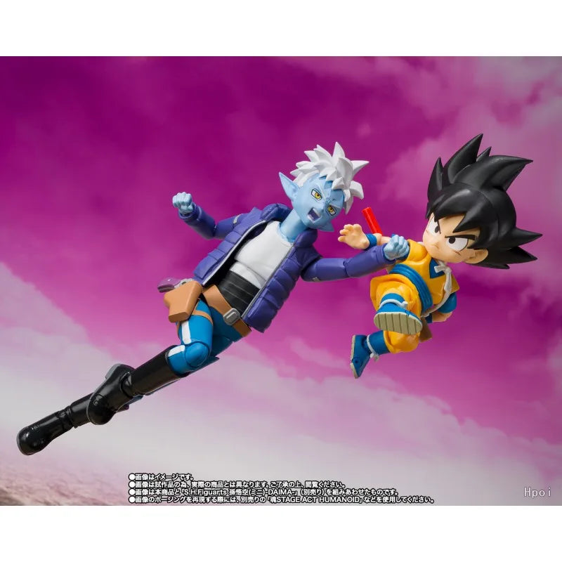 Bandai S.H.Figuarts Dragon Ball DAIMA Glorio Action Figure 13cm Movable Collectible Model PVC ABS with Replaceable Faces Hands