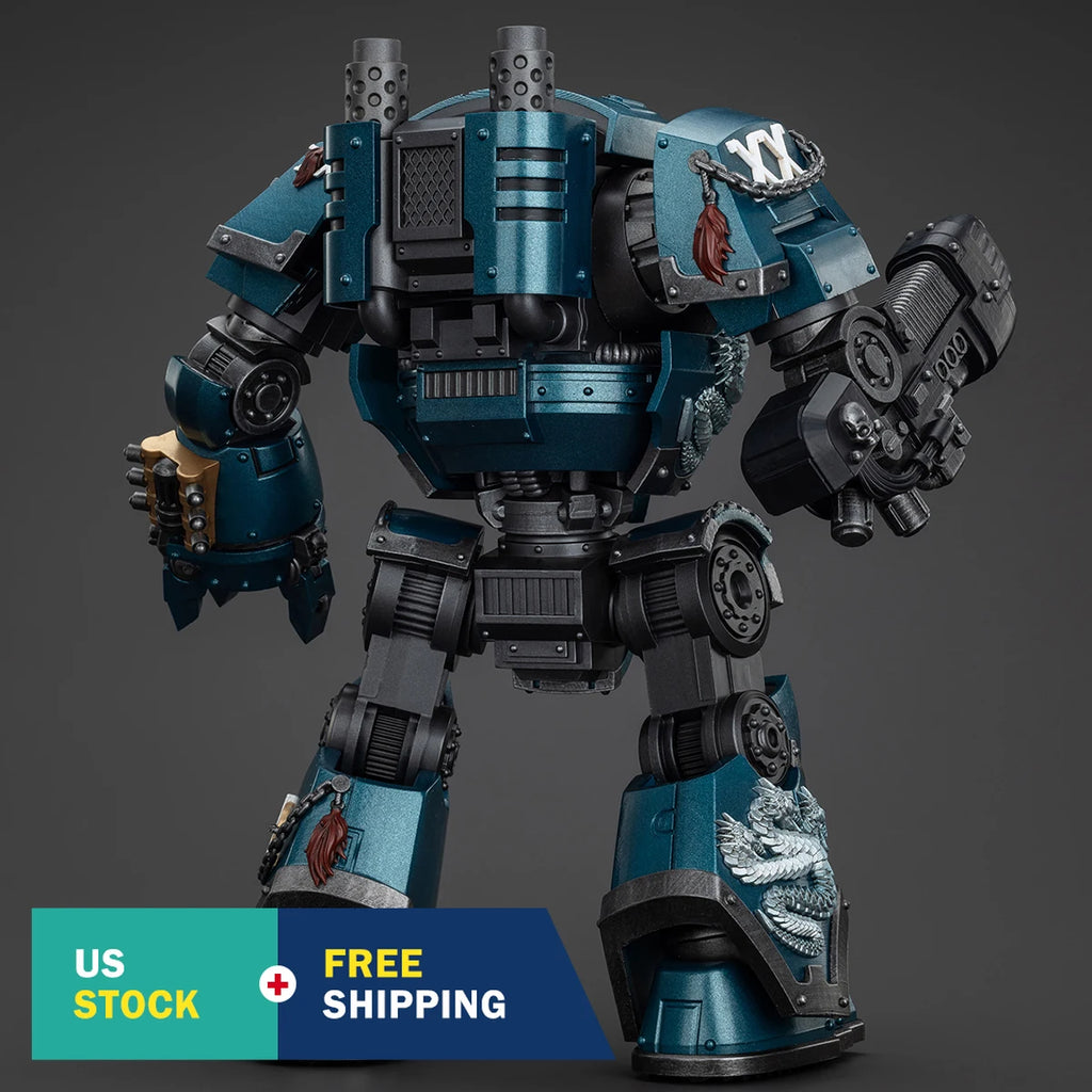 HiPlay JOYTOY Warhammer Alpha Legion Contemptor Dreadnought with Gravis Plasma Cannon 1/18 Action Figures