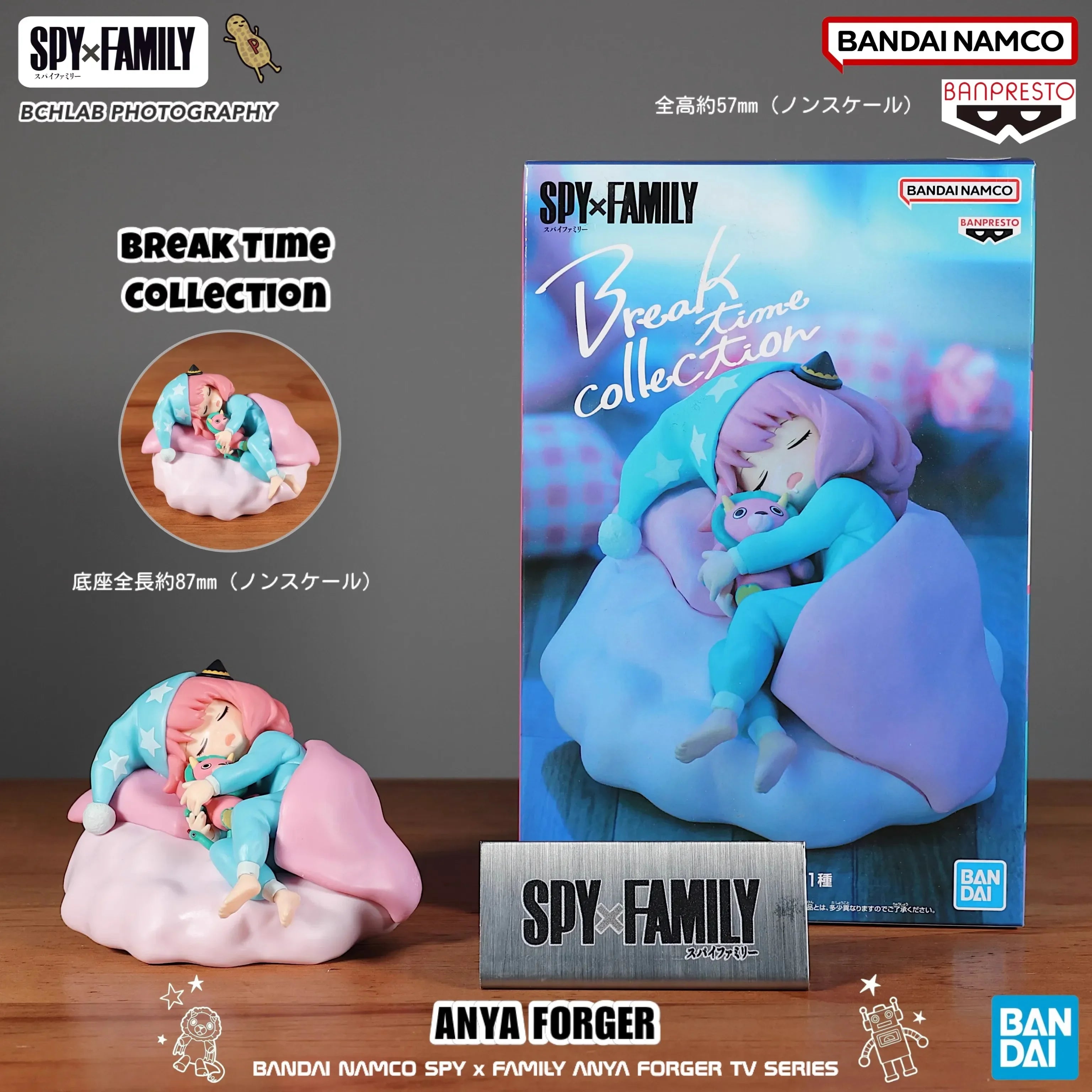 Original Bandai Anime SPY×FAMILY Furyu Anya Forger Loid Forger Bond Forger Yor Forgerr Action Figure Collector Doll Model Toys