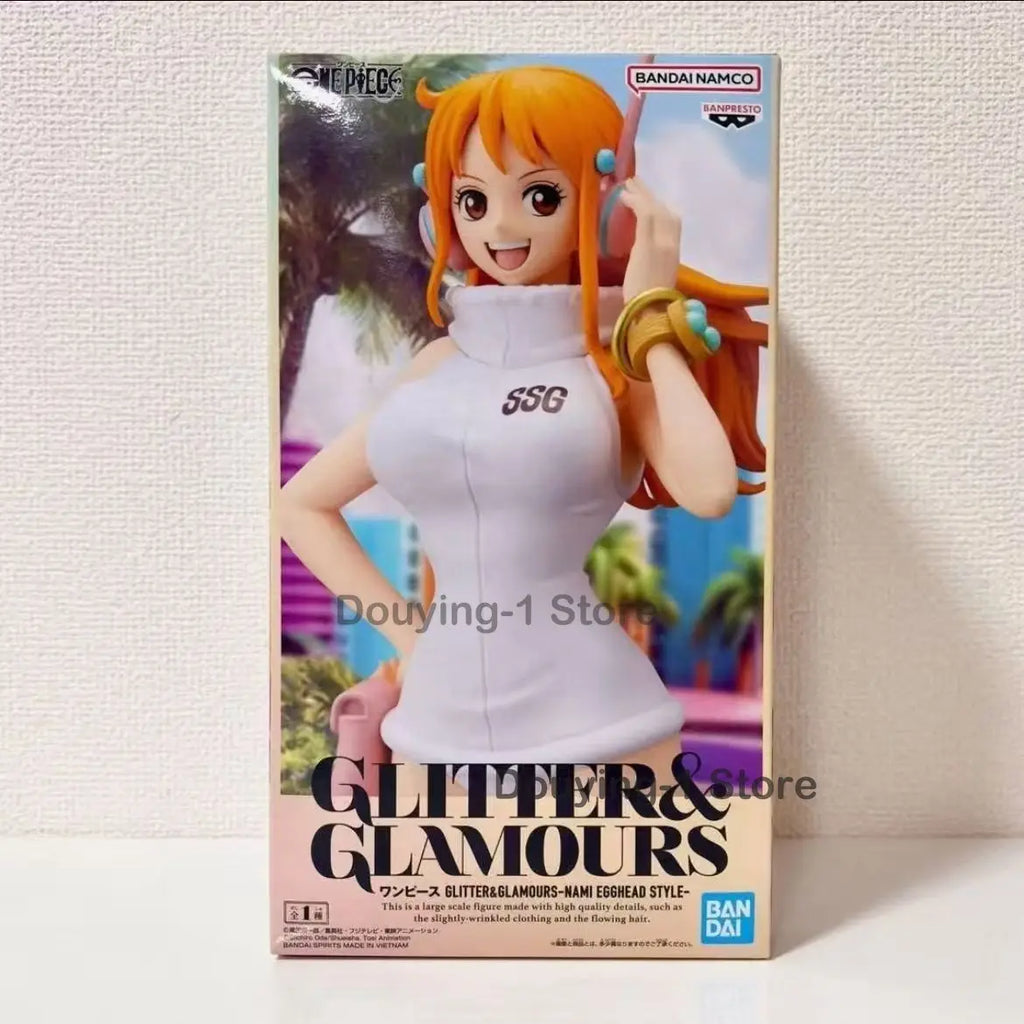 In Stock Bandai Glitter＆Glamours Nami Egghead Style Anime Action Collection Figures Model Toy Gift