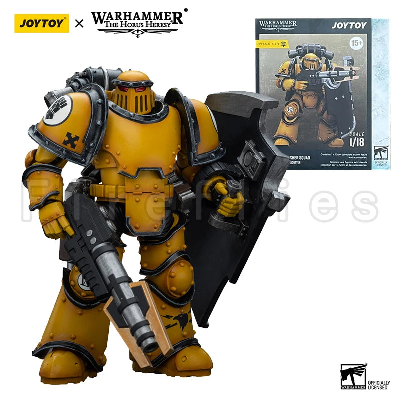 1/18 JOYTOY Action Figure The Horus Heresy Imperial Fists Legion MkIII Breacher Squad Sigismund Anime Model Gift