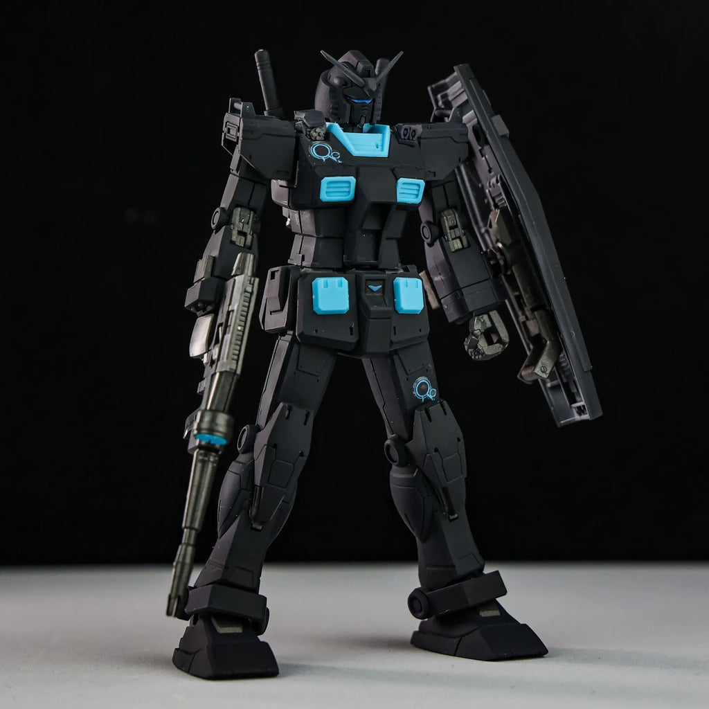 XINGDONG Modell RX-78-2 Neonblau Actionfigur, Maßstab 1/144, Montageroboter, Modellbausatz, Plastikspielzeug, Sammlerstück, Geschenk
