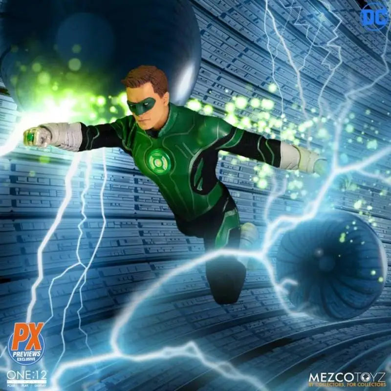 In Stock PX Version Mezco ONE:12 Green Lantern Hal Jordan Anime Action Collection Figures Model Toys Gifts for Kids