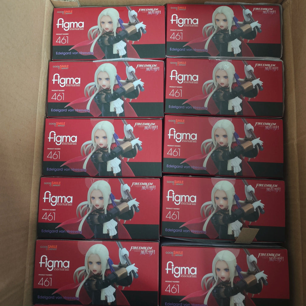 Genuine Figma#461 Edelgard von Hresvelg Action Figure Fire Emblem Houses Anme Model In Stock.
