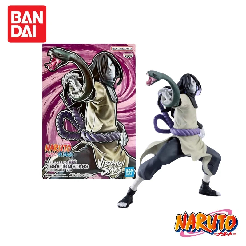 In Stock 100% Original Bandai Banpresto Naruto Vibration Stars Orochimaru Anime Figures Action Figure Model Toys Christmas Gifts